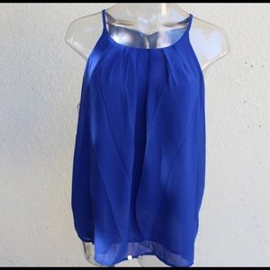 🦩 New Pleated Back Keyhole Top - Royal Blue 🦩